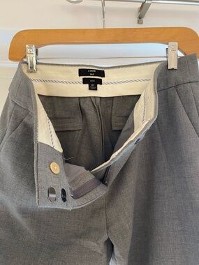 J. Crew Gray Dress Trousers with Classic Waistband